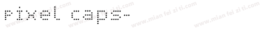 Pixel Caps字体转换